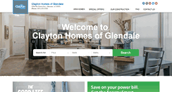 Desktop Screenshot of claytonhomesglendale.com